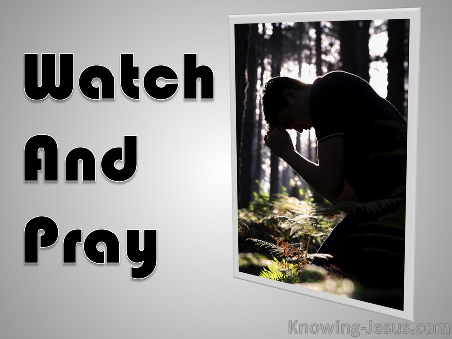Matthew 26:41 Watch And Pray (devotional)06:07 (gray)